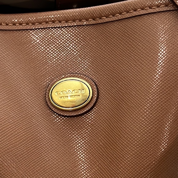 Leather Coach New York bag Brown  one size - Picture 4 of 11
